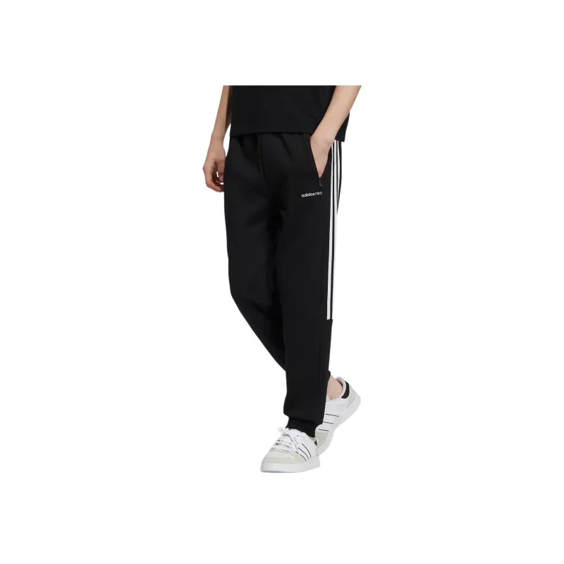 Adidas Neo Knitted Sports Pants Men's Black-1