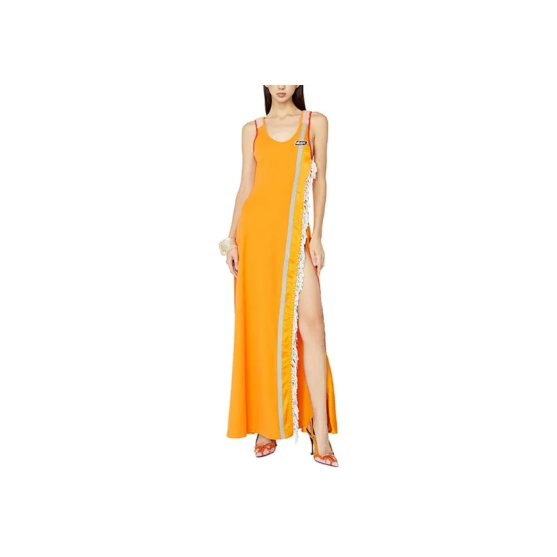 DIESEL Sleeveless Dresses Women's Yellow-3
