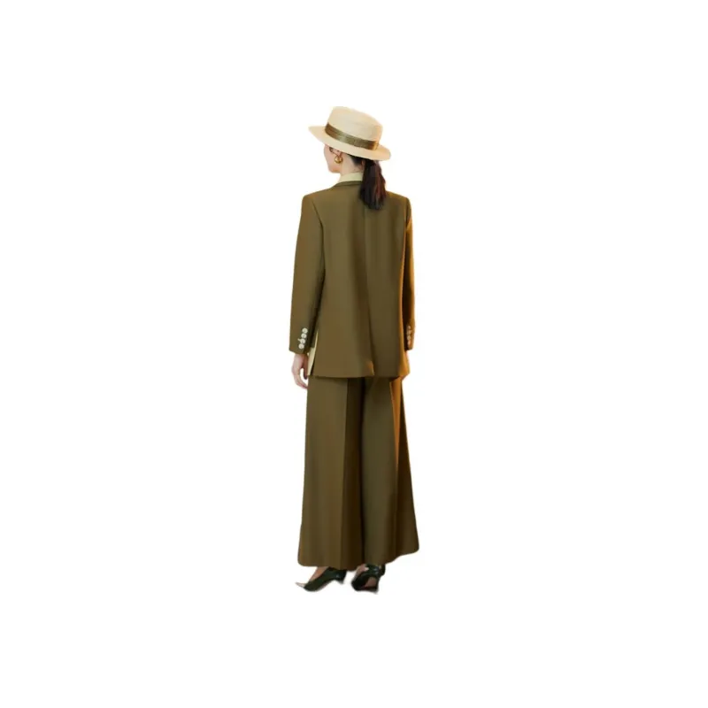 BBLLUUEE Business Suit Women's Tea Green-0