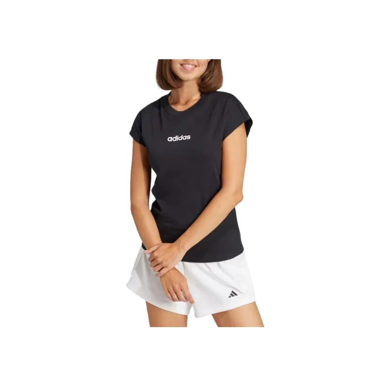 Adidas Free Shipping With AdiClub Essentials Linear Cotton Tee-1