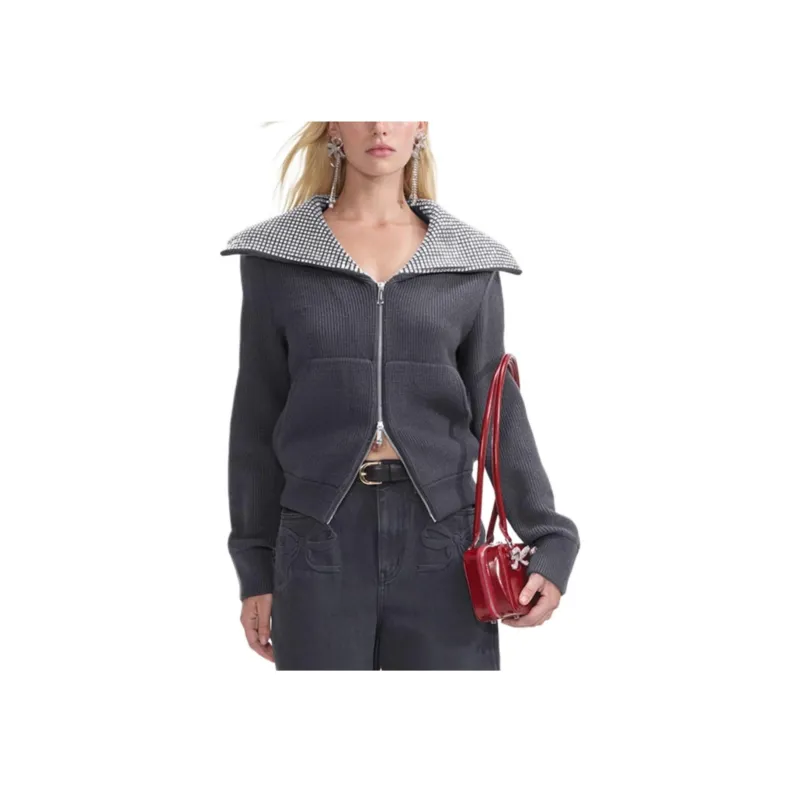 Self portrait Knitwear Women's Dark Gray-0