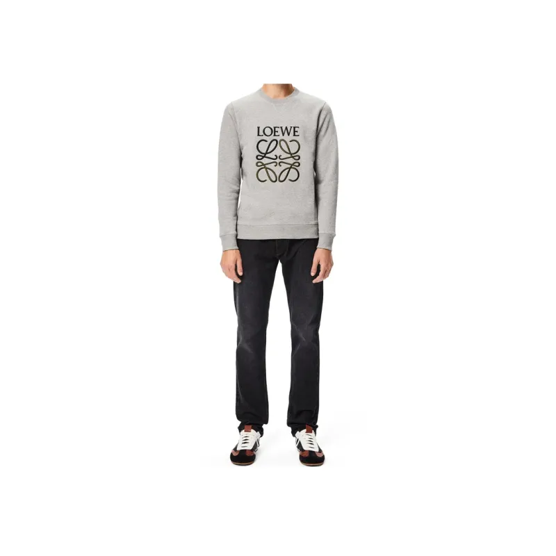 LOEWE Anagram Embroidered Sweatshirt-1