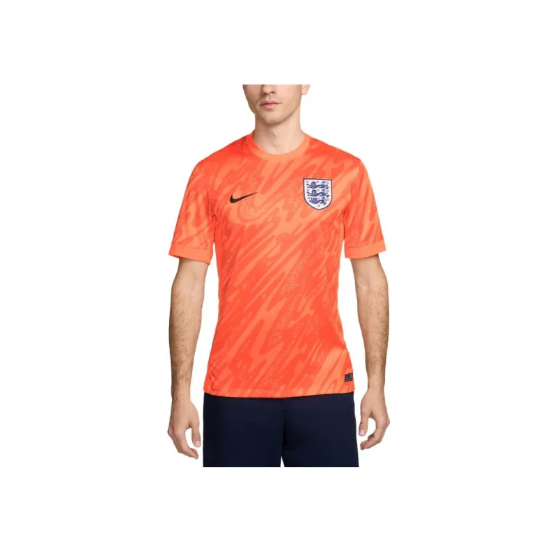 Nike England Men's Team 2024/25 Stadium Goalkeeper Men's Nike Dri FIT Soccer Replica Short Sleeve Jersey-0