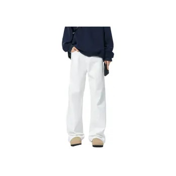 QOTRIOCK Jeans Men White