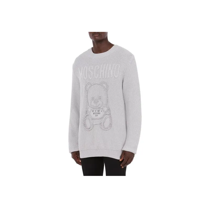 MOSCHINO Knitwear Men Gray-0