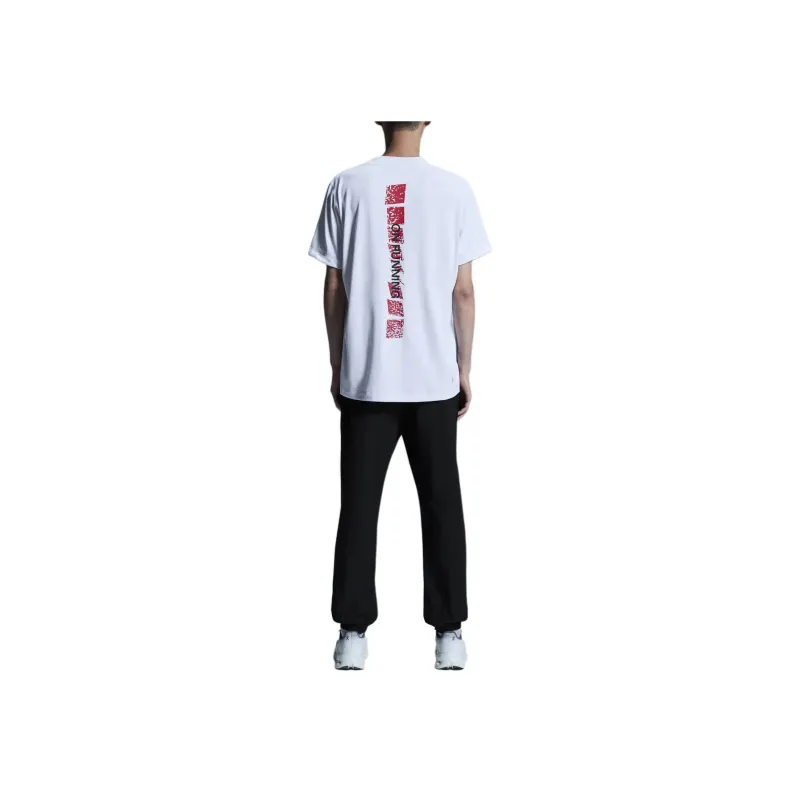 On Train T Graphic T Shirt Men's White-1