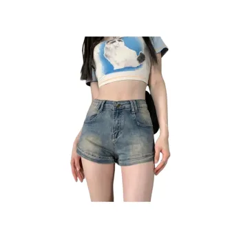 Beautiful Wardrobe Denim Shorts Women's Vintage Blue