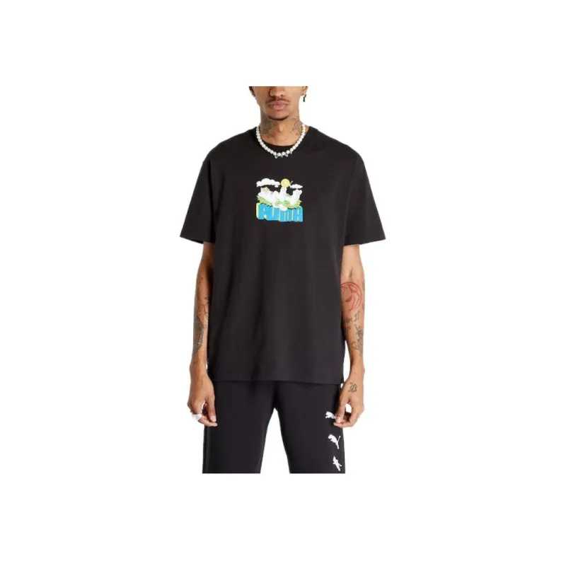 PUMA X RIPNDIP Co branded Series T Shirts Men Black-2
