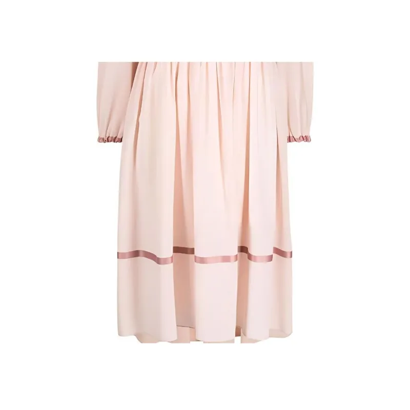 See By Chloe Long-Sleeved Dresses Women's Pink-3