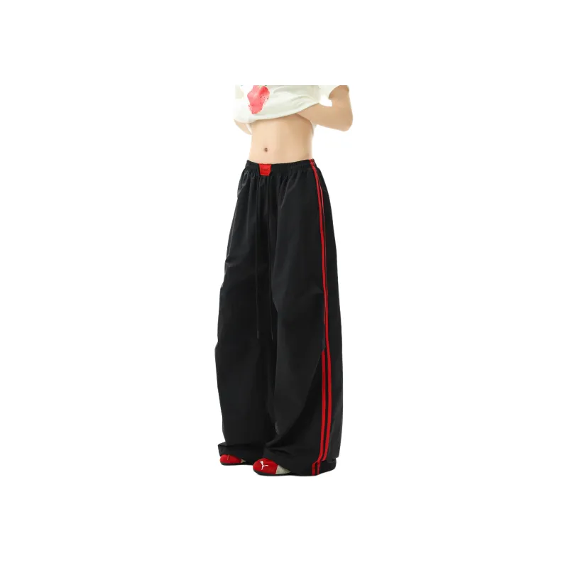 SOLIDITY Casual Pants Unisex Black-2
