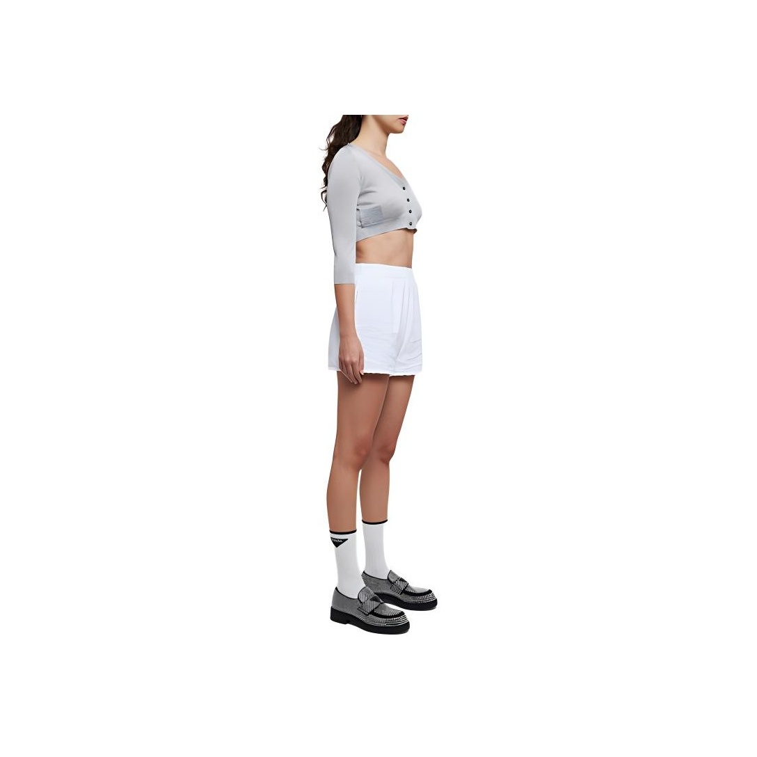 PRADA Casual Shorts Women's White - POIZON