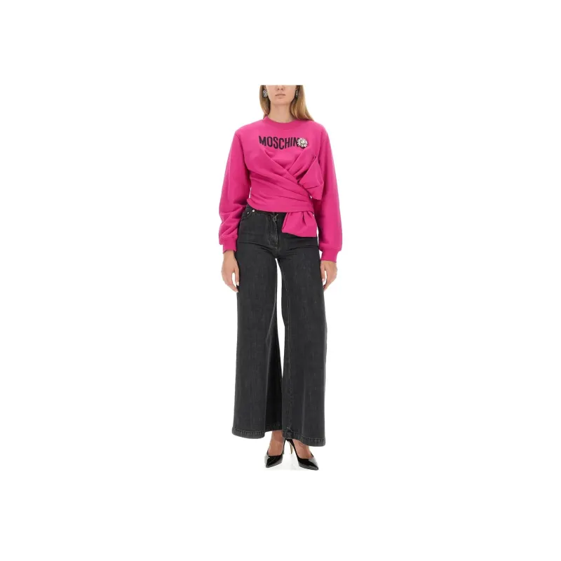 MOSCHINO Wide Leg Jeans-1