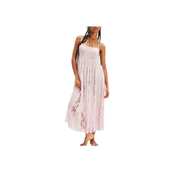 FREE PEOPLE Hailee Slip Slip Dresses Women's Pink