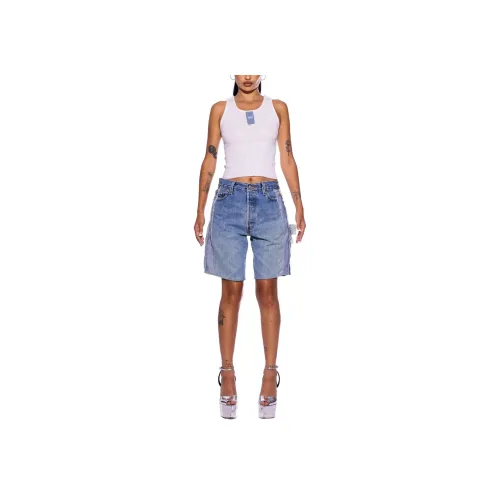 SAMI MIRO VINTAGE 빈티지 블루 빈티지 블루 여성 데님 반바지