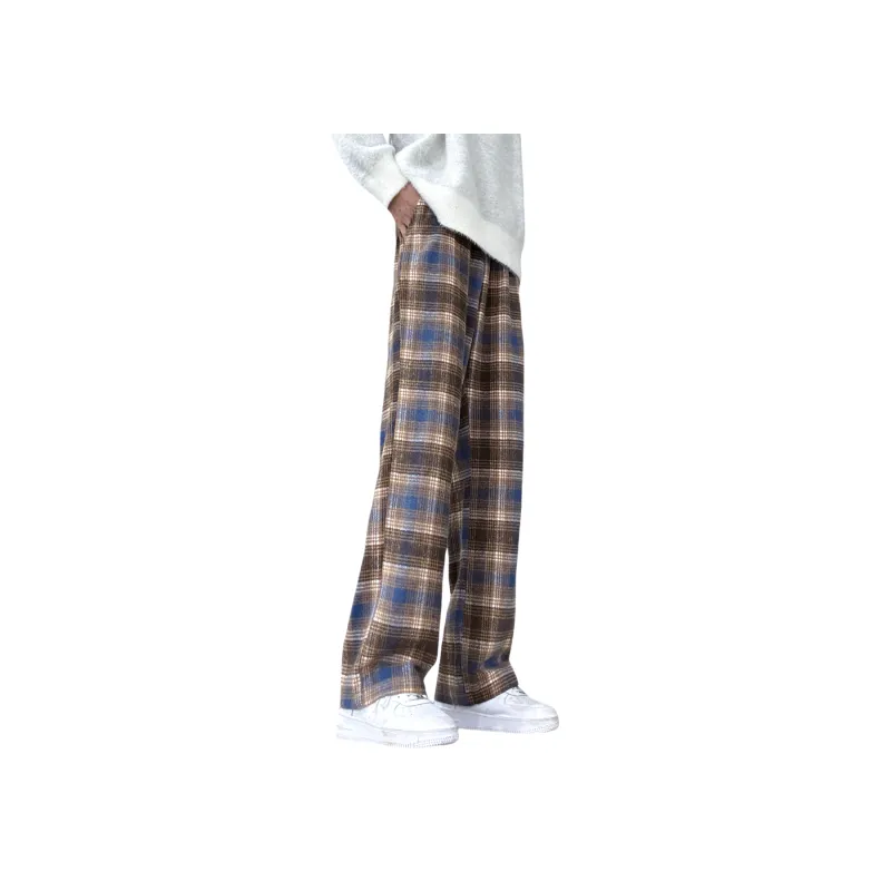 XIXN Casual Pants Unisex Coffee-1