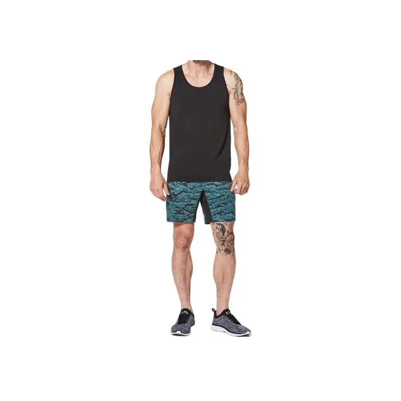 Lululemon T.H.E. Sports Shorts 7' Men's Tiger Stripe Blue/Black-1