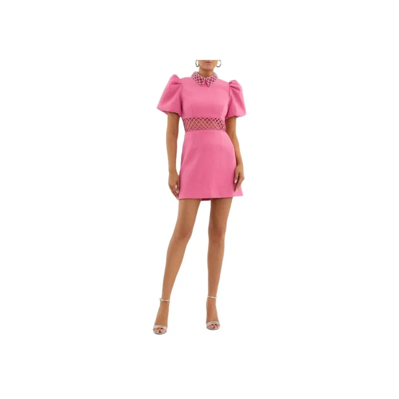 Rebecca Vallance Aubree Crystal-embellished Mini Dress-2