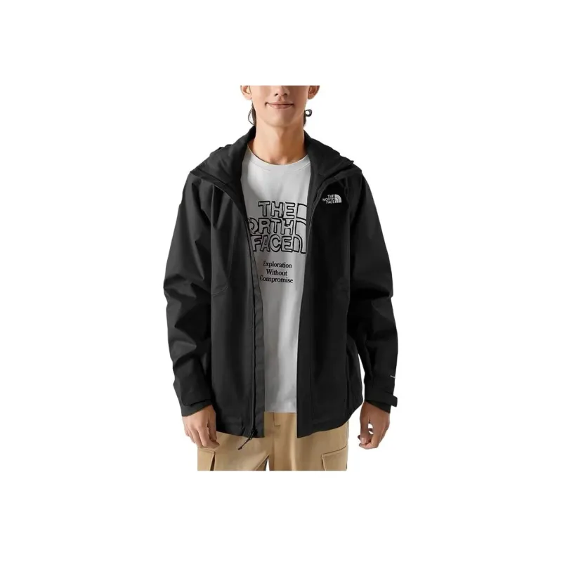 THE NORTH FACE Waterproof, Windproof, Breathable, And Abrasion Resistant Windbreaker Jacket Men's Black-1
