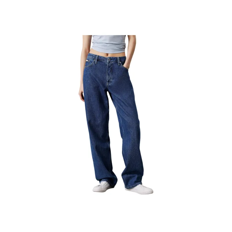 CALVIN KLEIN Jeans Europe Version Women's Medium Blue-0