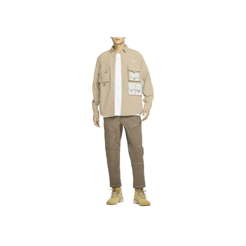 Nike Shirts Men Khaki-2
