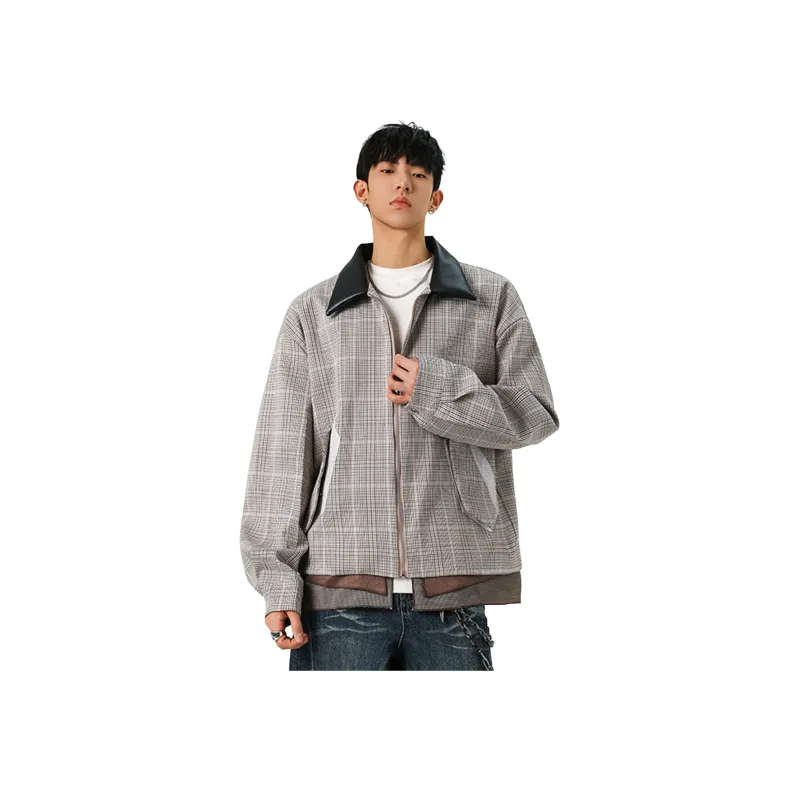 TESTUNG Jackets Unisex Greige-4