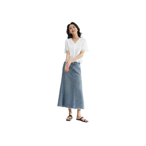 XIRAN 화이트 여성 셔츠