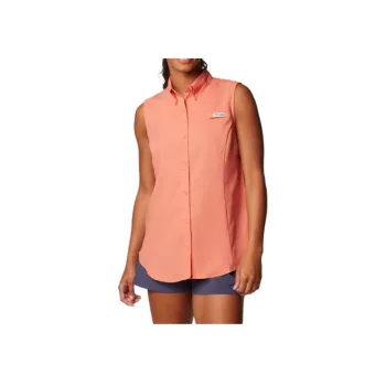 Columbia Omni-Wick Omni-Shade Shirt Women's Fade-Resistant Peach