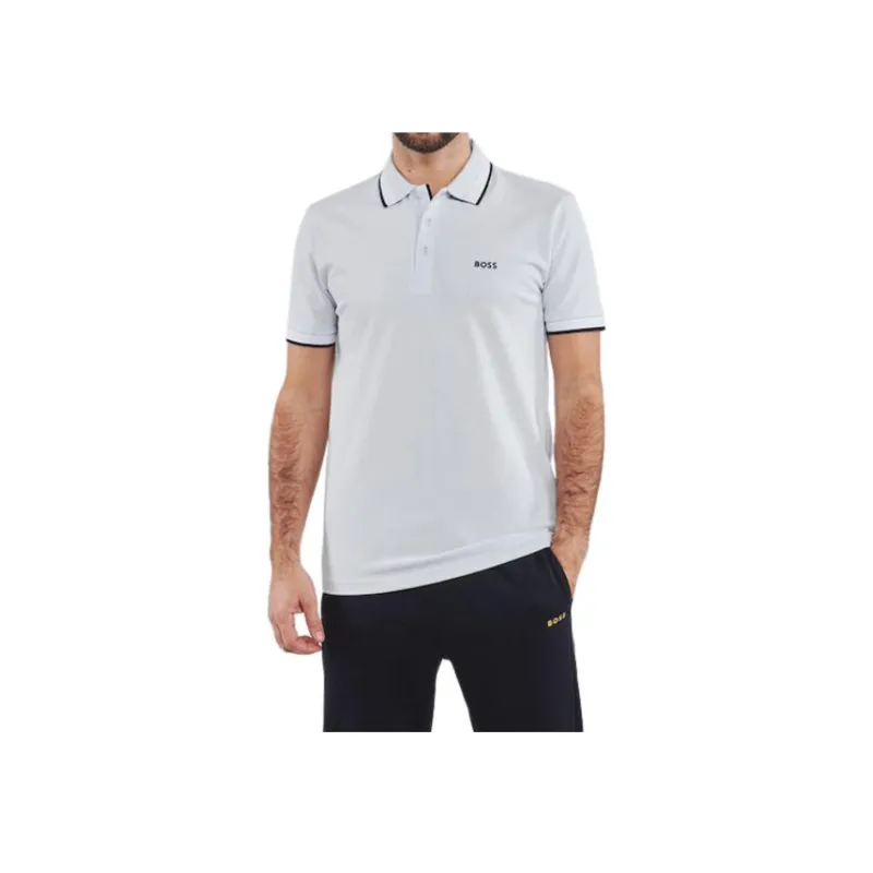 Boss Logo embroidered Polo Shirt-1