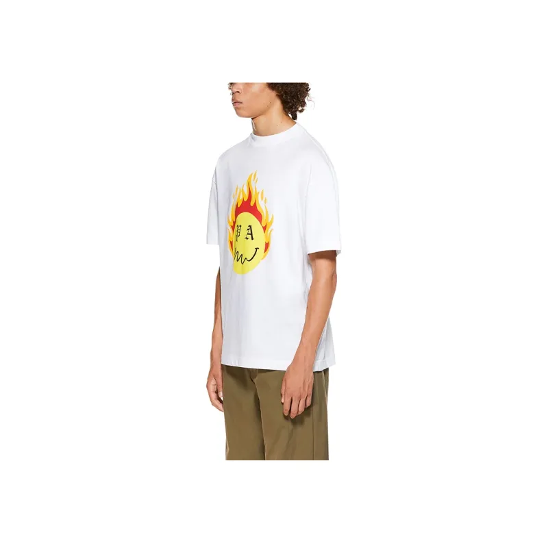 PALM ANGELS Burning Head T shirt-4