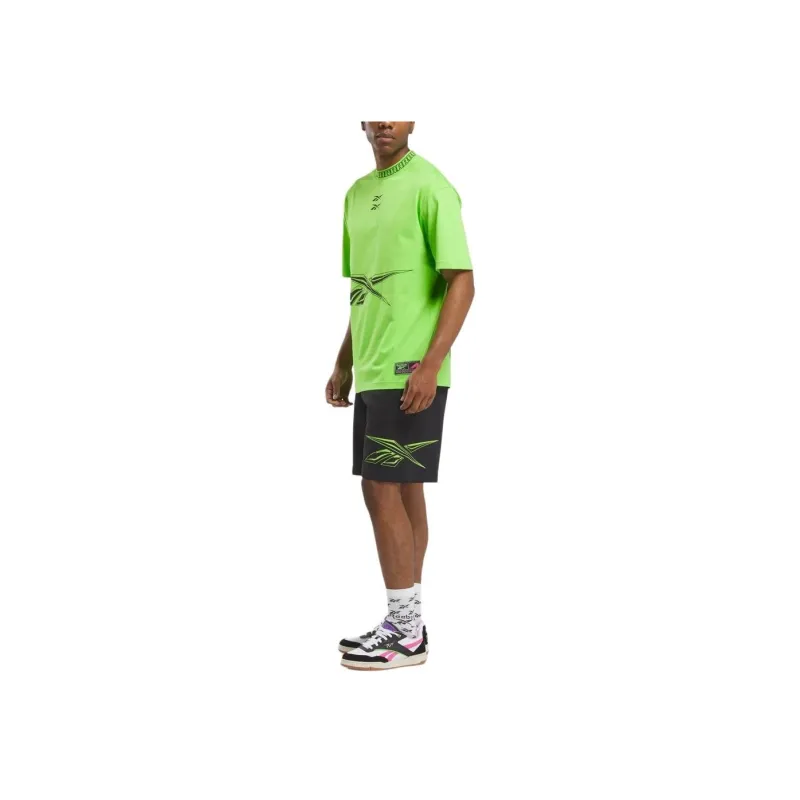 Reebok x ANUEL AA SS24 Regular T-Shirt Unisex Lime Green-4
