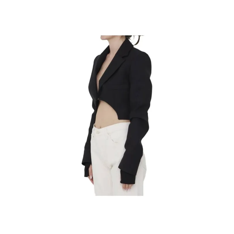 OFF WHITE High low Cropped Blazer-2