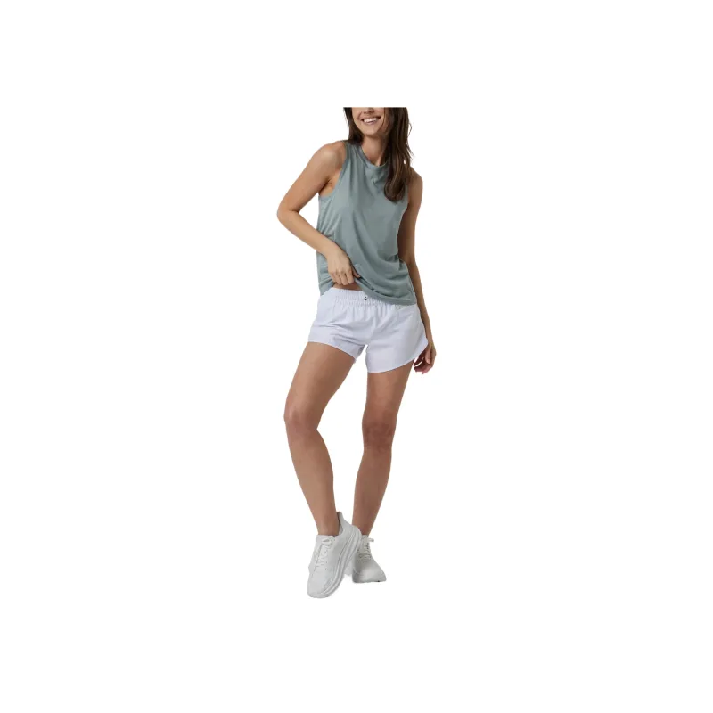 Vuori Tank Tops Women's Gray/VintagePistachioHeather-2