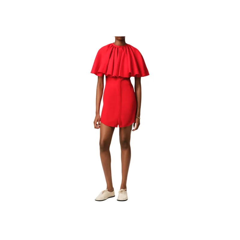 Ami Paris Ruffled Mini Dress-1