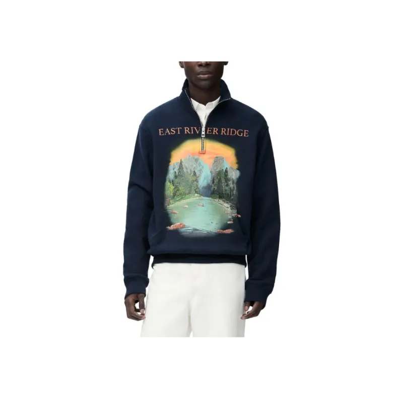 LOEWE Zip Up Sweatshirt-2