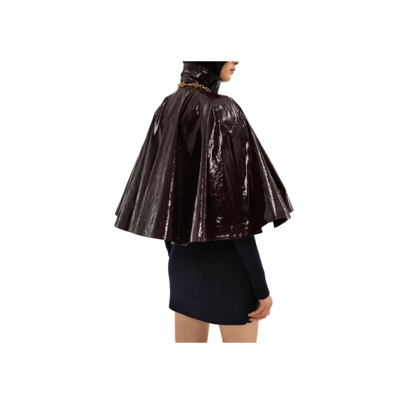 Chloé Collared Cape Jacket-2