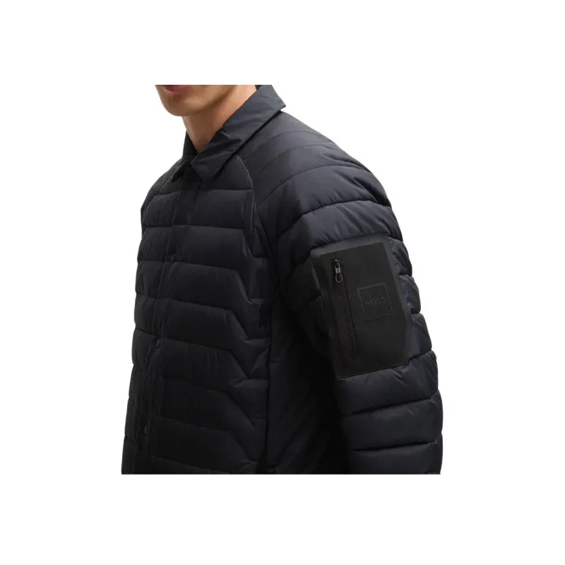 HUGO BOSS Water Repellent With Lightweight Insulation Puffer Jacket Men's Dark Blue-3
