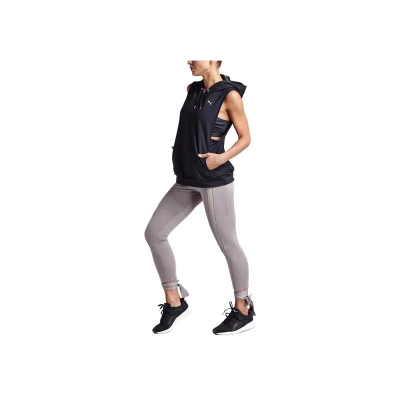 PUMA Knitted Sweatpants Women's Stone Gray-3