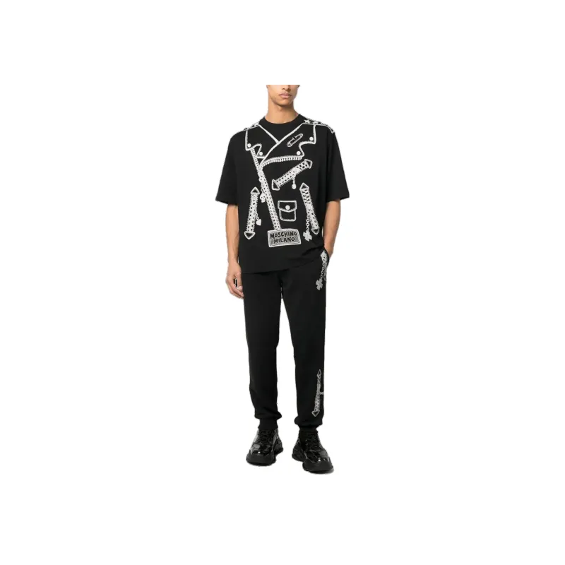MOSCHINO Casual Pants Men Black-1