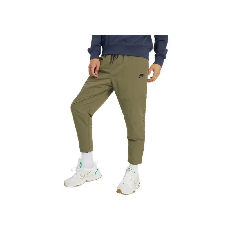 Nike Sportswear Essentials Series Casual Pants Men Olive Green-3