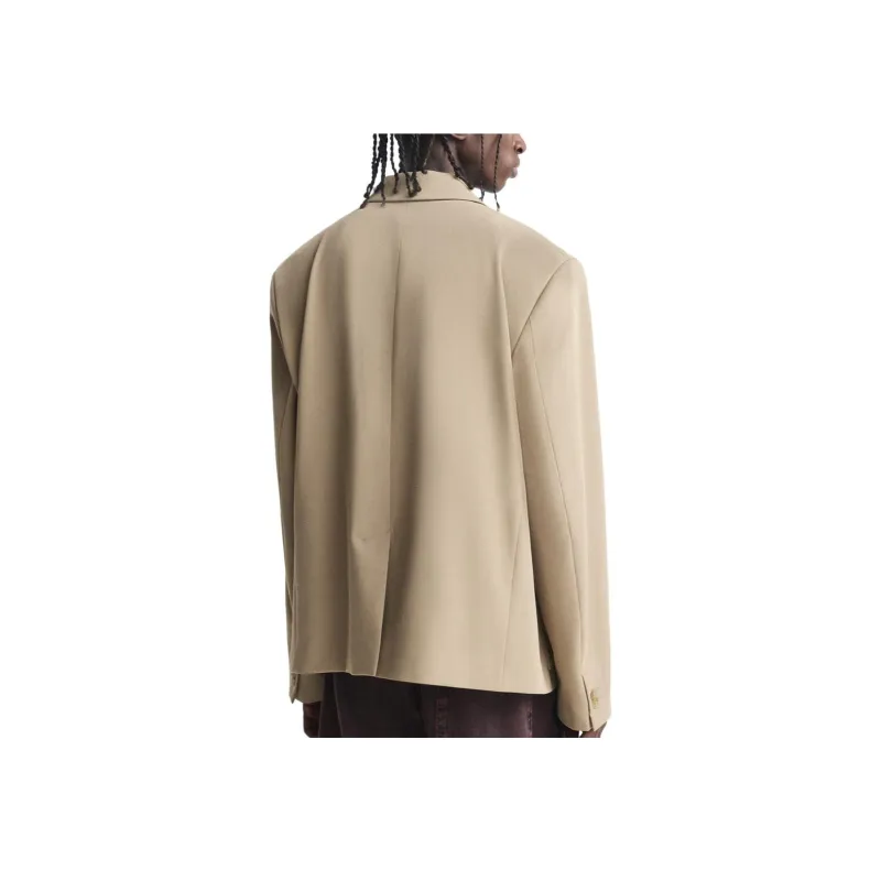 ZARA Business Suit Men's Light Brown Yellow-3