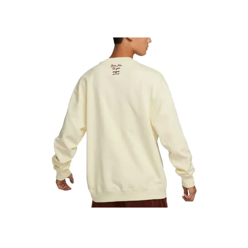 Nike Sweatshirts Men Beige Yellow-4