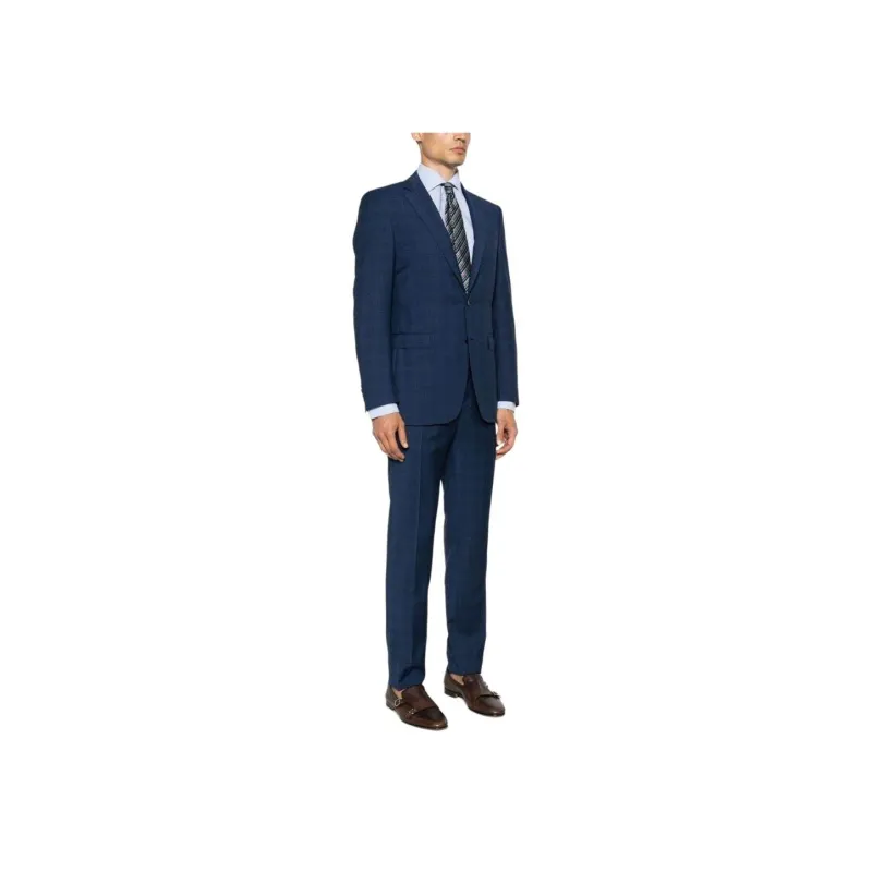 Canali Checked Single breasted Suit-2
