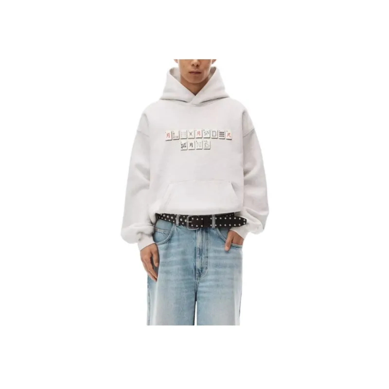 Alexander Wang Sweatshirts Unisex Heather Gray-1