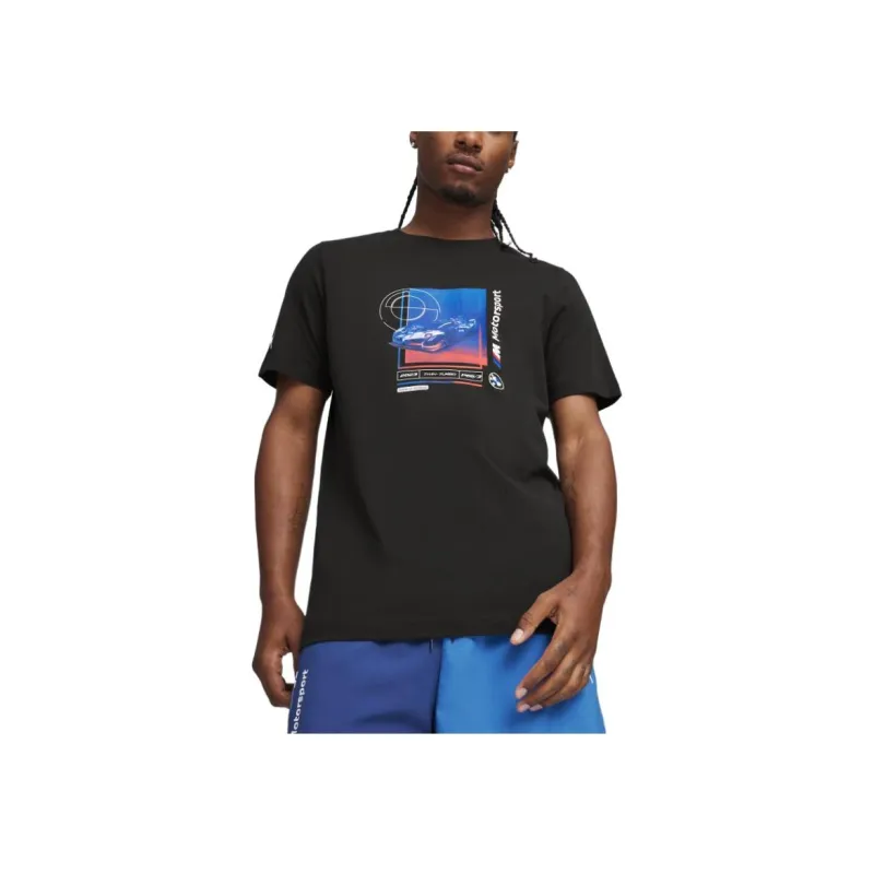 PUMA BMW M Motorsport T Shirt Men's Black-2