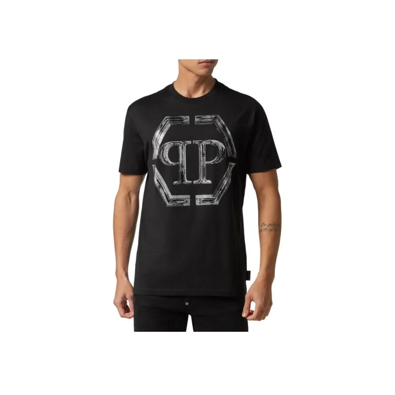 PHILIPP PLEIN Logo Printed Crewneck T-Shirt-2