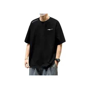Erke T Shirts Men Jet Black