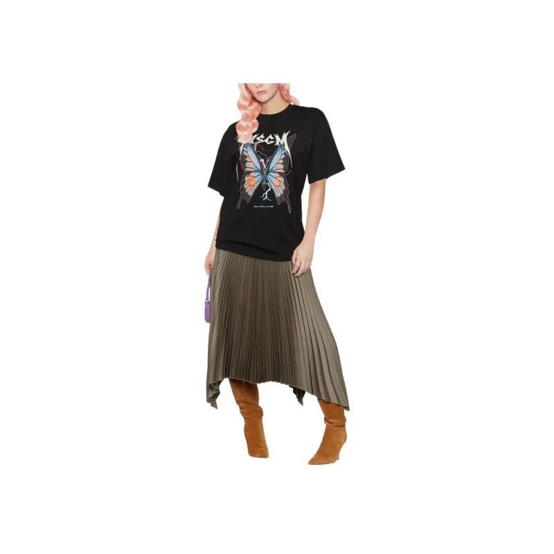 MSGM T Shirts Women's Black-1