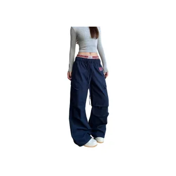 Pirkadat Casual Pants Unisex Navy Blue