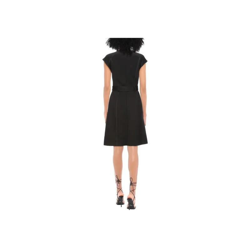 Burberry FW22 Short Sleeved Dresses Women's Black-2