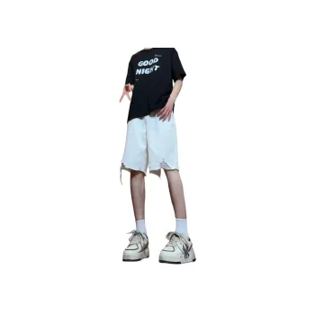 UNthemed Denim Shorts Unisex Black